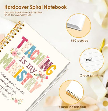 Teachers Gifts Spiral Notebook, Teacher Appreciation Gift Notebook - color: 01-teacher
