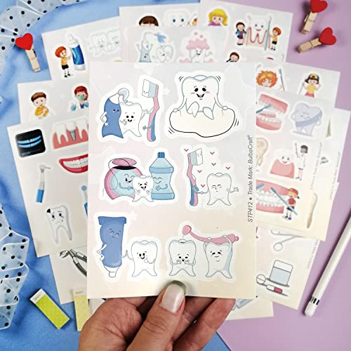 100Pcs Dental Stickers, Dentist for Dental Office, Dentary Office Supplies, Dentary Gifts - color: Dental Stickers