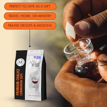 Miracle Meal Chalice Communion Cup & Wafer Set, Travel Pack of 25-Cups - size: Bag of 25 Chalice