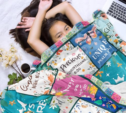 Christian Gifts for Women, Sentimental Catholic Soft Throw 80x60in - size: 80x60inches