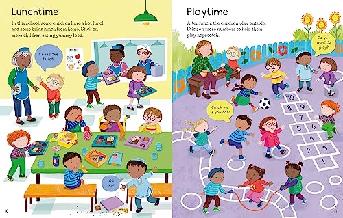 First Sticker Book Starting Kindergarten: A Delightful Interactive Kids Activity Book for Back to School Readiness