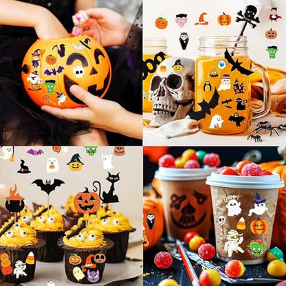 150 Sheets Halloween Stickers for Kids,2000+pcs Cute Halloween Sticker Bulk - style: 150 Sheets Halloween Stickers