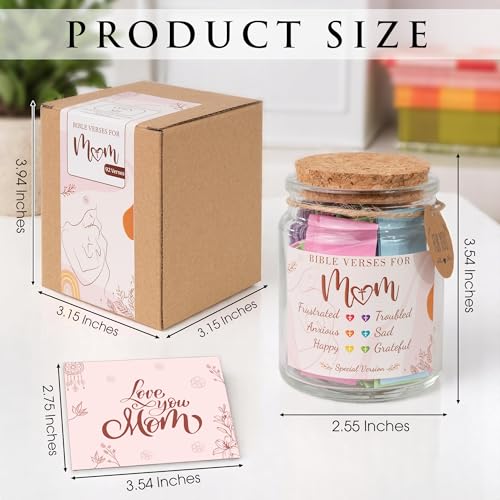 Bible Verse Jar for Mom - color: Mom Bible Verse Jar