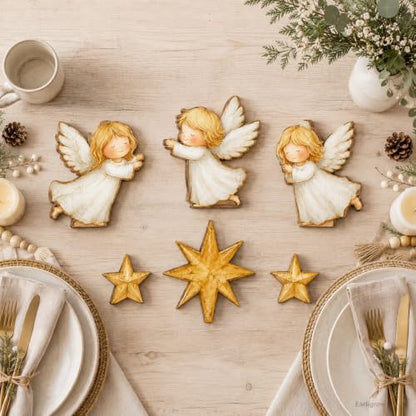 Christmas Decorations Indoor, Christmas Angel Star Nativity Home Decor