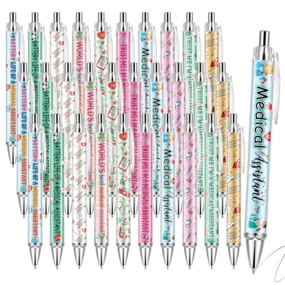 30 Pcs Medical Assistant Pens Medical Assistant Gifts for Nurse Women - style: Medical