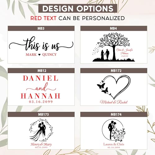 Personalized Wedding Keepsake Box, Custom Engraved Memory Box for Newlyweds - style: 10. Wedding Designs