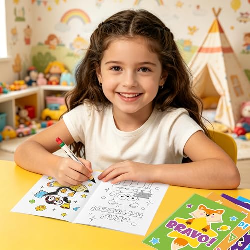 Dvbonike 48Pcs Spanish Positive Coloring Books Motivational Color-in Pages - color: D-Spanish Positive (48Pcs)