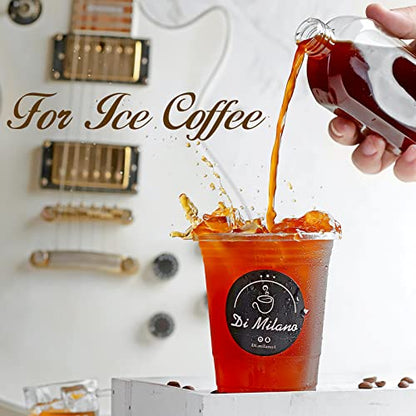SHOPDAY Disposable Plastic Cups with Lids 8 oz Clear Plastic Cups 100 Pack, Cold Drink Containers Party Cups for Beverage Coffee Soda Juice Smoothie - size: 100 Count (Pack of 1)