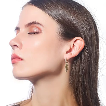 ToHeart Gold Dangle Earrings for Women Sun Hoop Earrings For Women Small Gold Hoop Earrings