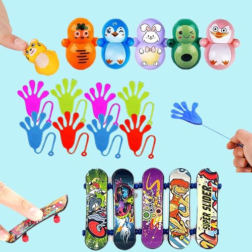 Beilunt 117 Pack Party Favors Toy Easter Egg Filler, Treasure Box Toys for Classroom, Carnival Prizes School Classroom Rewards Pinata Stuffers Goodie Bags Bulk Toys
