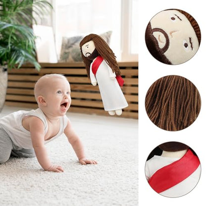 free-space Jesus Plush Doll Christ Religious Figure Toys for Boy Girl Christening Gift (Jesus) - color: Jesus (Regular)