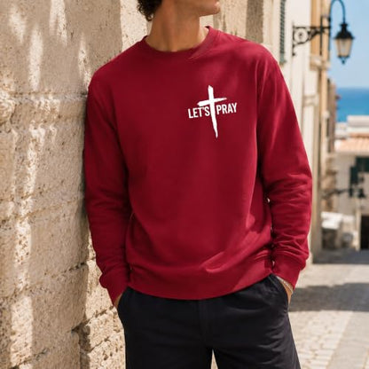 Christian Sweatshirts For Women Need Prayer Tap My Shoulder Hoodie Sweater - color: Claret, size: 3X-Large