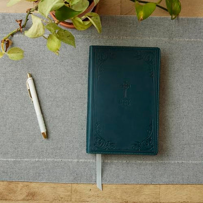 NRSV Catholic Edition Gift Bible, Teal Leathersoft (Comfort Print, Holy Bible, Complete Catholic Bible, NRSV CE): Holy Bible