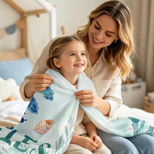 Nicetous Turtle Gifts, Sea Turtle Gifts for Women Throw Blanket 40x50in - color: Sea Turtle