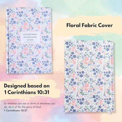 Bible Journal for Women - Christian Gifts for Women Daily Journal Prayer Journal Bible Journaling Supplies for Bible Study Gratitude Journal - 8.5" x 5.5" - 150 Page Lined Journal (Do Everything) - color: Do Everything