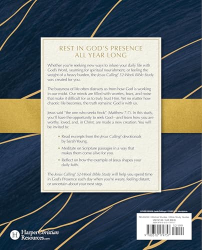Jesus Calling 52-Week Bible Study: Experience the Presence of God (Jesus Calling Bible Studies)