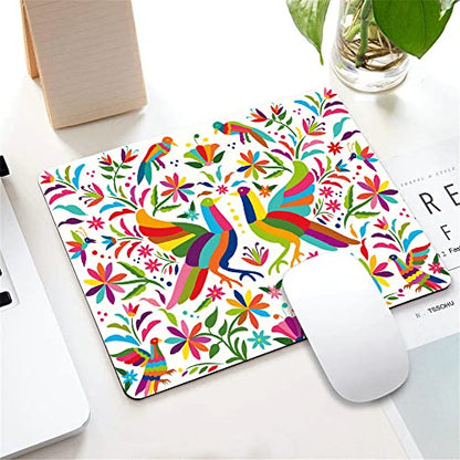 Colorful Mexican Traditional Mouse Pad Non-Slip Rubber Base Gaming MousePads for Computers Laptop Office, Computer Mouse Pad for Wireless Mouse, 9.5"x7.9"x0.12" Inch(240mm x 200mm x 3mm) - color: TSP167