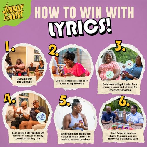 Lyrically Correct Revival: Gospel Edition – Music Trivia Family Card Game