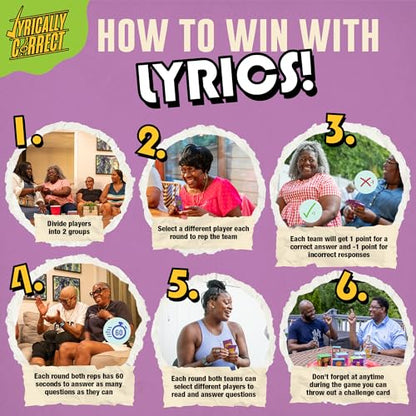Lyrically Correct Revival: Gospel Edition – Music Trivia Family Card Game