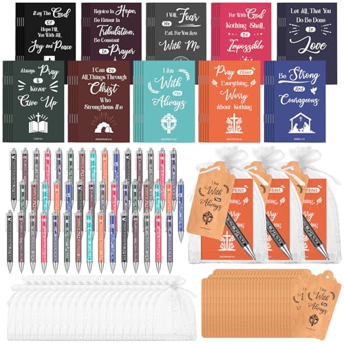 Qeeenar 200 Pcs Christian Gift Bulk Set Bible Verse, Dark, Inspirational - color: Dark, style: Inspirational