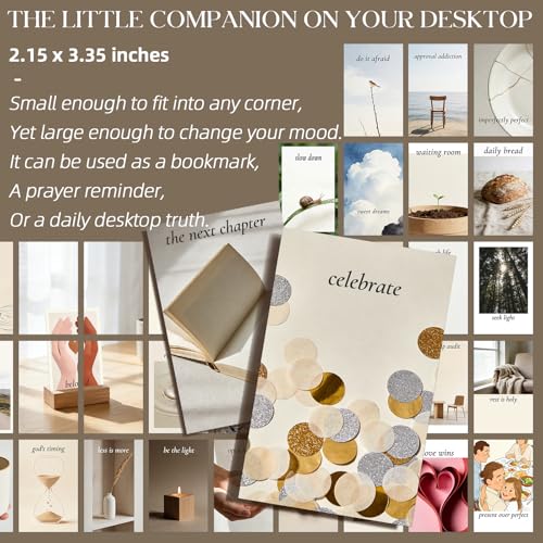 52 Bible Verse Cards with Wooden Stand in Gift Box - Christian Encouragement & Affirmation Scripture Cards - Daily Inspirational Prayer Cards for Women - Spiritual Devotional Gift with Gold Foil Accents - color: 52WEEK