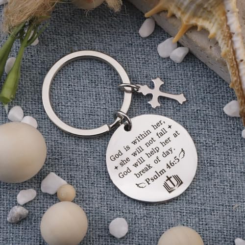 Christian Keychains Cross Keychain Bible Accessories Gifts Christian Gifts Religious Gifts - color: Bible Gifts for Women Men