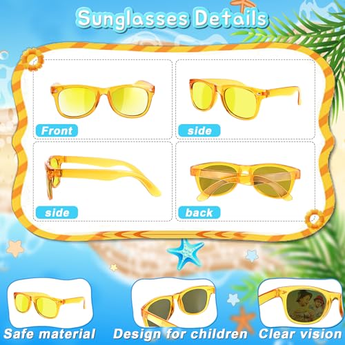 GKTZ Kids Sunglasses Party Favors - Boys Girls Valentines Day Gifts, Neon Sunglasses with UV 400 Protection for Kids Classroom Favors Birthday Goodie Bags Stuffers - 32 Packs - style: 32 Pack