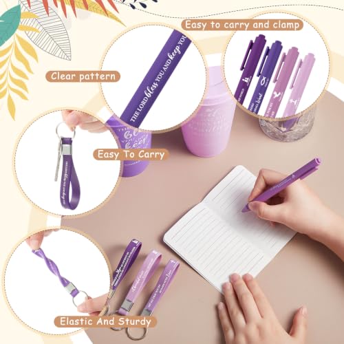 Hollowfly 24 Set/96 Pcs Christian Church Religious Gifts(Gradient Purple) - color: Gradient Purple