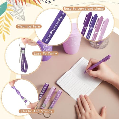 Hollowfly 24 Set/96 Pcs Christian Church Religious Gifts(Gradient Purple) - color: Gradient Purple