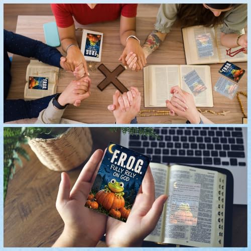Gospel Tracts for Evangelism, Christian Bookmarks for Church Outreach - color: Fully Rely on God