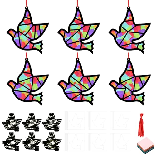 Sinload 24 Pcs Dove Crafts Religious Sunday School Dove Tissue Paper Kit - style: Dove