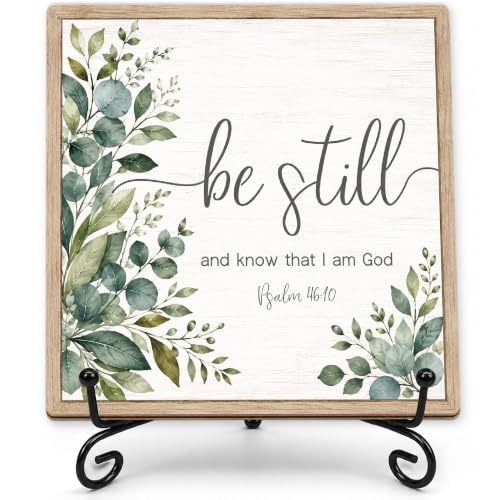 Be Still and Know That I Am God Wood Sign 5.1" Christian Decor(034 - color: Be still5