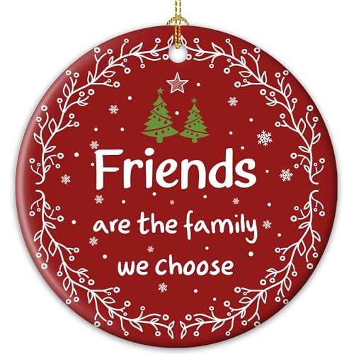 ZAGKOO Best Friend Ornaments for Women for Friends, Friendship Gifts for Friend Female, BFFs, Besties, Soul Sister, Work Friends Group - Keepsake Christmas Tree Decoration 2025 - color: Friend