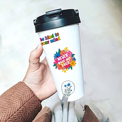 100pcs Mental Health Matters Sticker Pack.Waterproof Positive Quote Stickers for Water Bottles Laptop Notebook Phone Scrapbook,Vinyl Decals for Teens Adults Gifts - color: 100 - Mental Health
