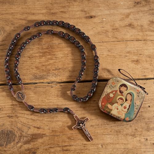 Catholic Rosary Beads, Rosarios Cross Pendant Decorative Prayer Box - color: Style-12