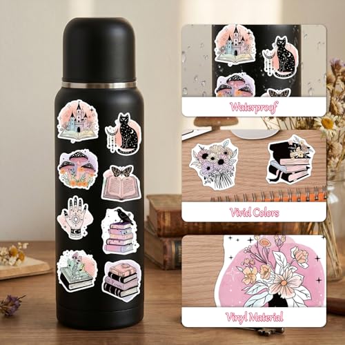 100Pcs Witchy Stickers Mystical Celestial Boho Aesthetic Decals - color: 100pcs Witch 120