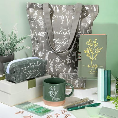 Reallnaive 25 Pcs Bible Study Journaling Supplies Kit for Women, Green - color: Green, style: Bible verse