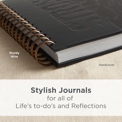 Christian Art Gifts Spiral Journal: Strong - Joshua 1:9