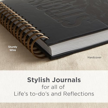 Christian Art Gifts Spiral Journal: Strong - Joshua 1:9