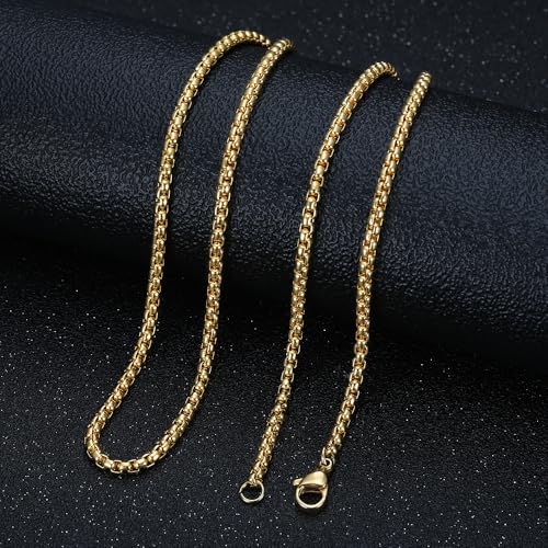 Exquisite Stainless Steel Cross Necklaces,A Perfect Blend of Gothic Style and Christian Faith, Suitable for Men and Women, Fashionable Accessories, Hypoallergenic Material - color: Gold