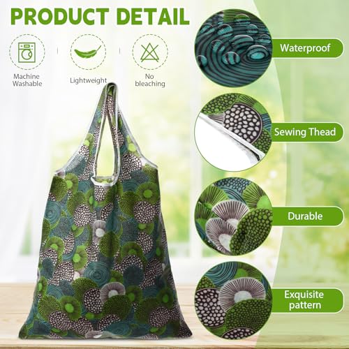 Paterr 24 Pcs Reusable Grocery Shopping Bags Foldable Bulk - style: Cute Style
