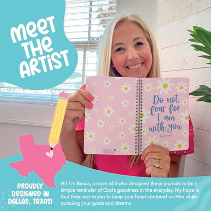 Guided Bible Study Journal for Women - Bible Journal for Women - color: Pink Pastel