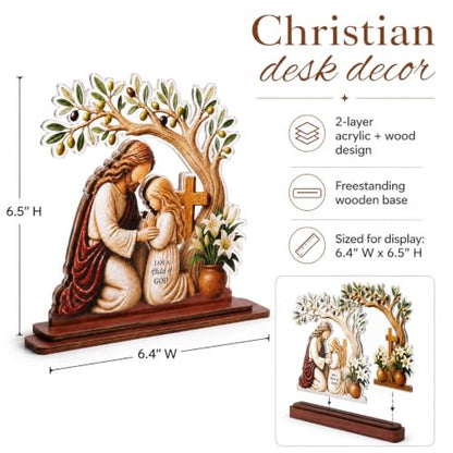 Confirmation Gifts for Girls, Child of God Christian Plaque for Daughter - color: K- K- Confirmation - girls -plaque