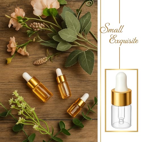 Mini Glass Dropper Bottle for Essential Oil,10ml 10pcs - style: 10ml