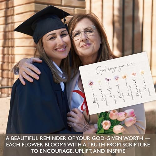 Gooji Christian Thinking of You Card for Women - Religious Greeting Card, Inspirational Cards with Quotes, Encouragement Cards with Scripture (Blank Inside)