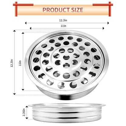 Communion Trays Holds Up to 40 Cups, Stainless Steel Communion Set for Church Communion Bread and Wine Service, Stackable Tray (Silver, Lid, Cups Not Included) - color: 1pcs Silver Wine Tray