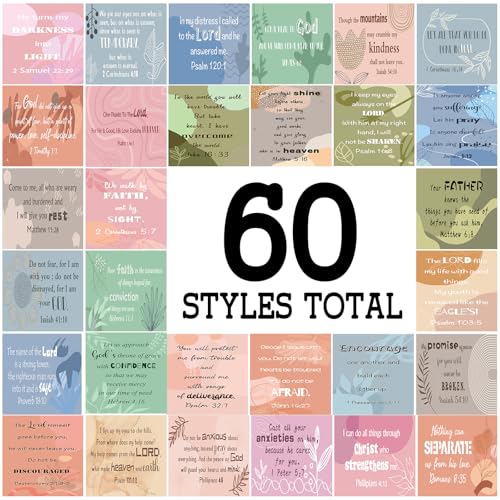 Maitys 240 Pcs Bible Verse Cards for Women Christian Scripture,Square - style: Square