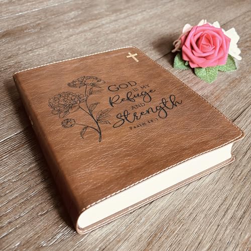 STARKENBURG COMPANY Personalized NIV Bible: Create Your Own Custom Engraved Design with a Designer, Red Letter, Journaling, New International Version Holy Bible