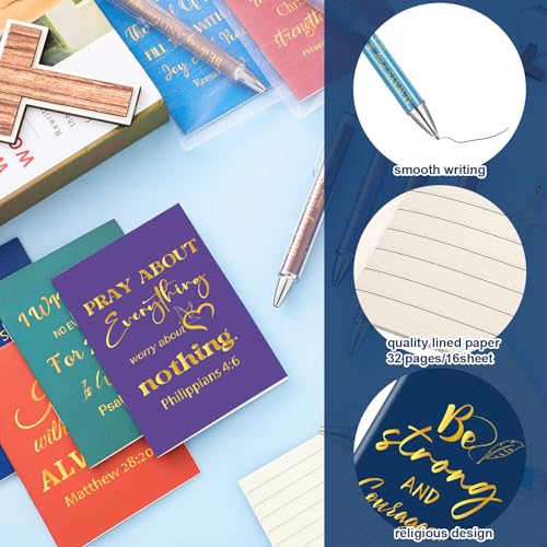 Qeeenar 200 Pcs Christian Gift Bulk Set Bible Verse, Colorful, Novel - color: Colorful, style: Novel