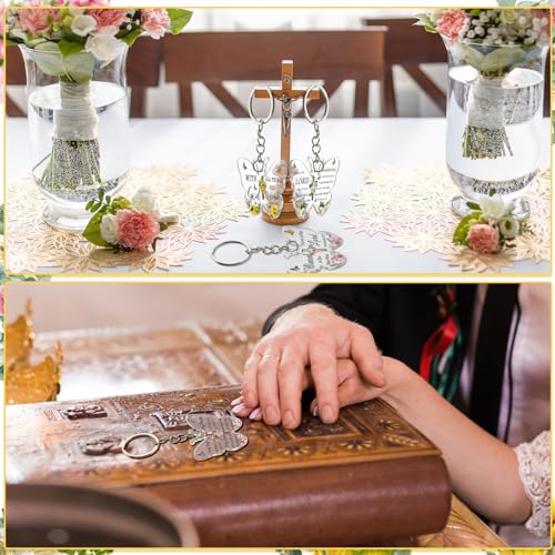 Remuuly Christmas Christian Gift Mini Bible Keychain Bulk - color: Butterfly